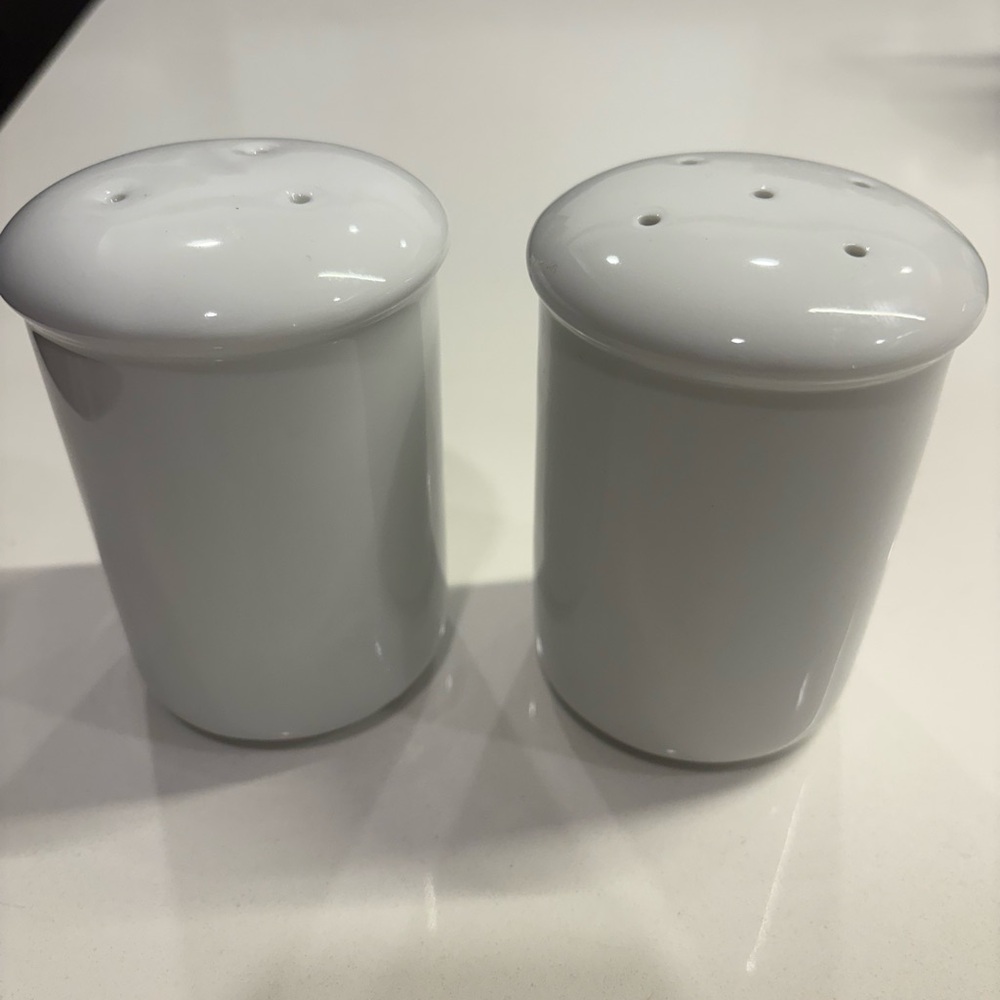 White Ceramic Salt and Pepper Shakers- Target Home